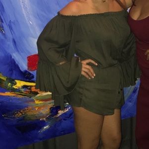 Off the shoulder Romper